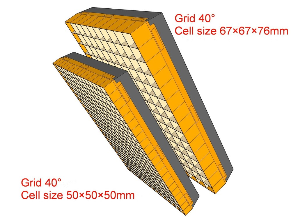 Grid for LiteMat 8 PolySkirt, Version with cell depth 76mm (3”)