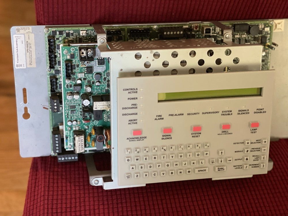 Used Notifier CPU320SYS Fire Alarm System with Display in great condition
