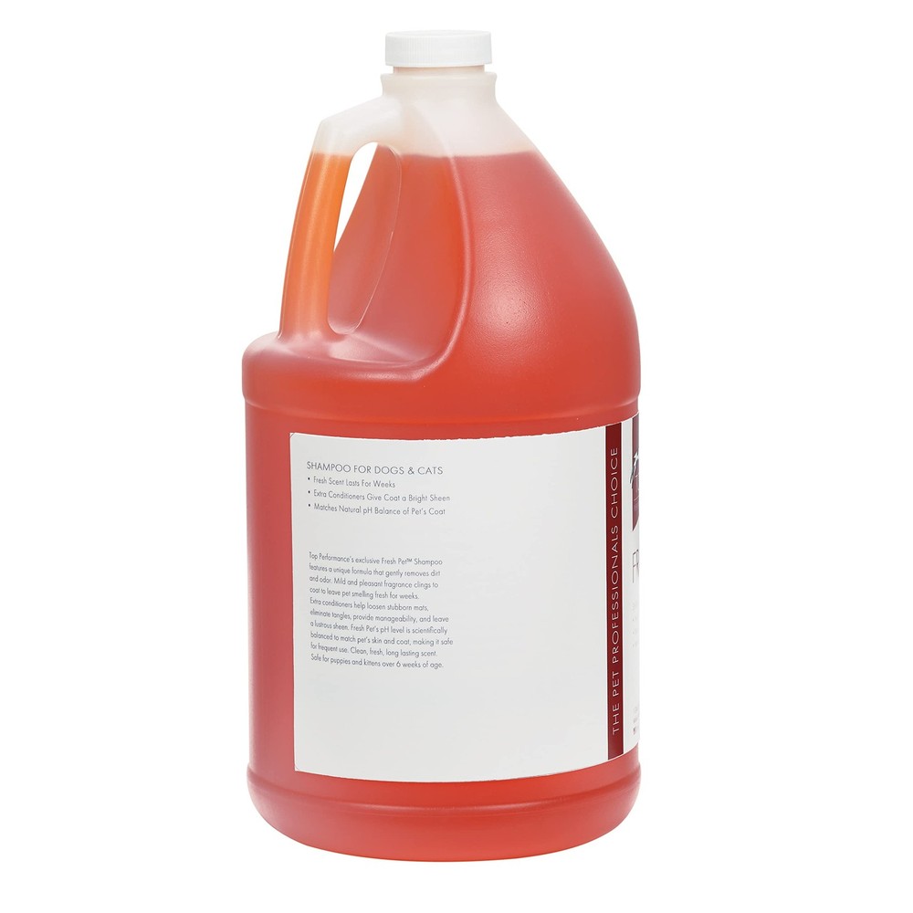 Top Performance Fresh Pet Shampoo, 1-Gallon, pH-Balanced