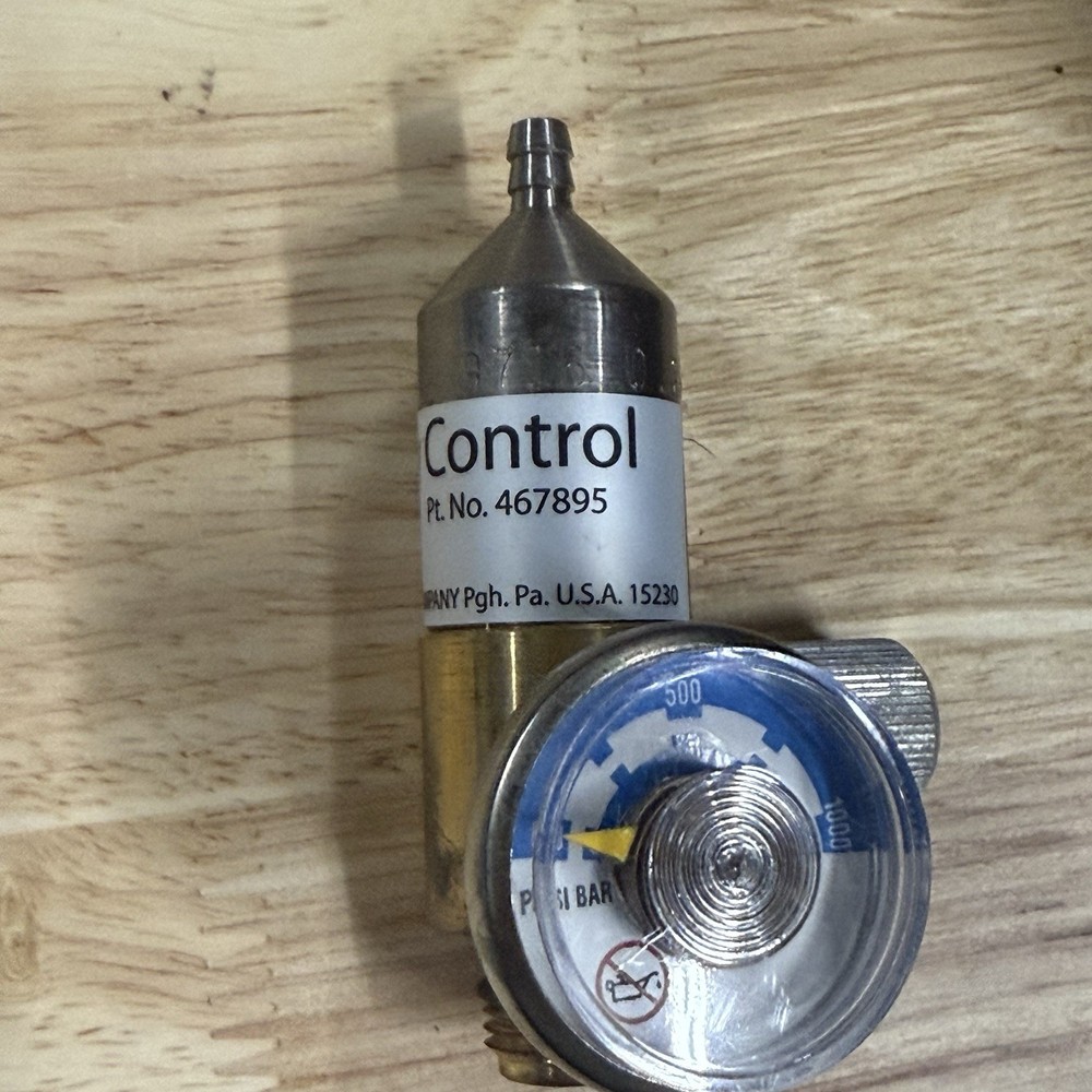 MSA Flow Control 467895 Gas Regulator w/ Aspiration Sampler & Extension Cable