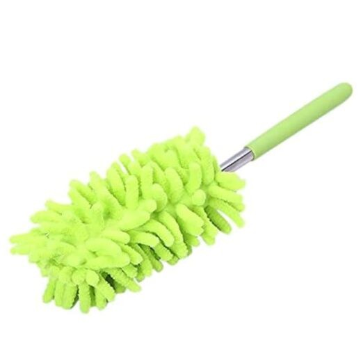 Microfiber Mini Duster Cleaning Brush Dust Cleaner Hand Duster Extendable Green