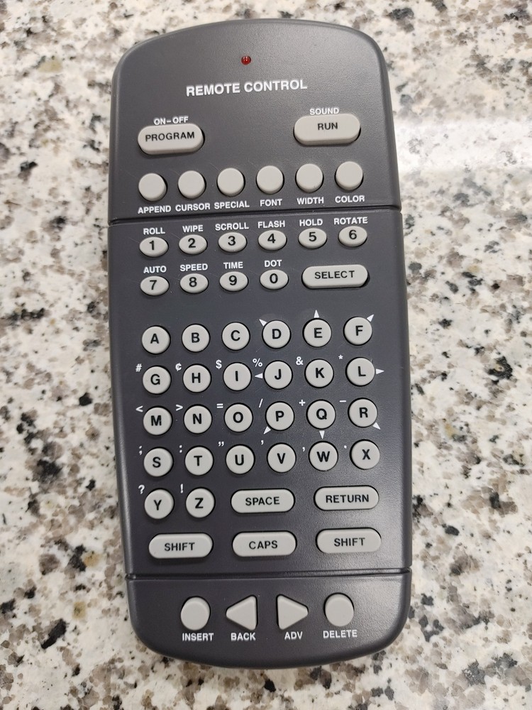 Spectrum Infrared Keyboard Remote Control M2-IK055