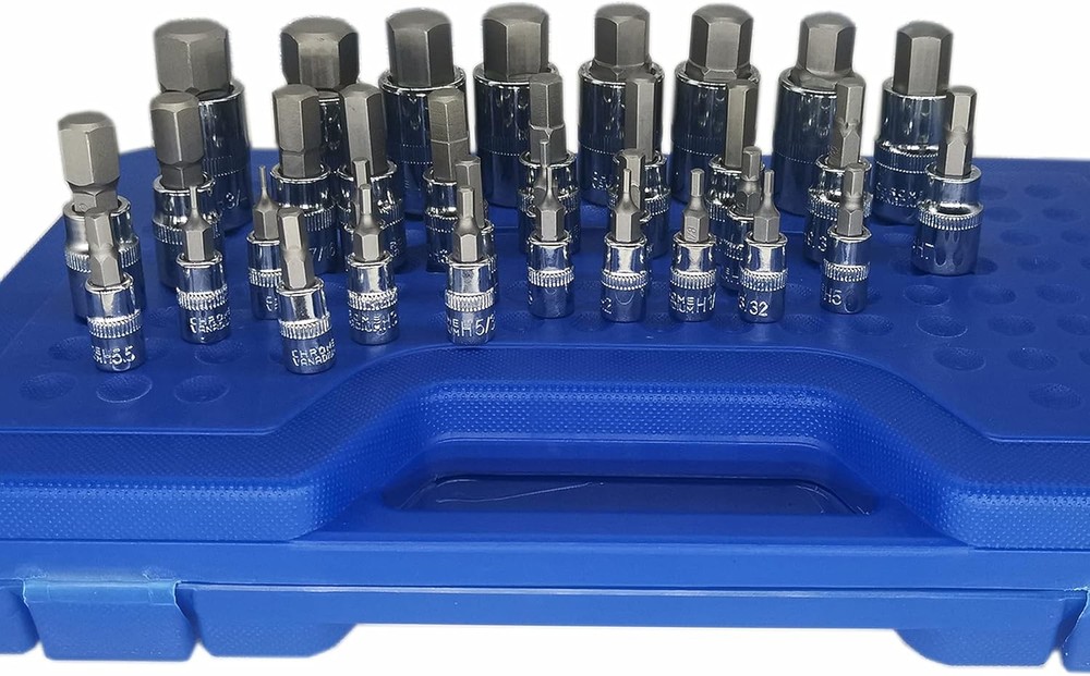 Master Hex Bit Socket Set Allen Wrench Bit Kit Hex Key for Ratchet Socket Tool