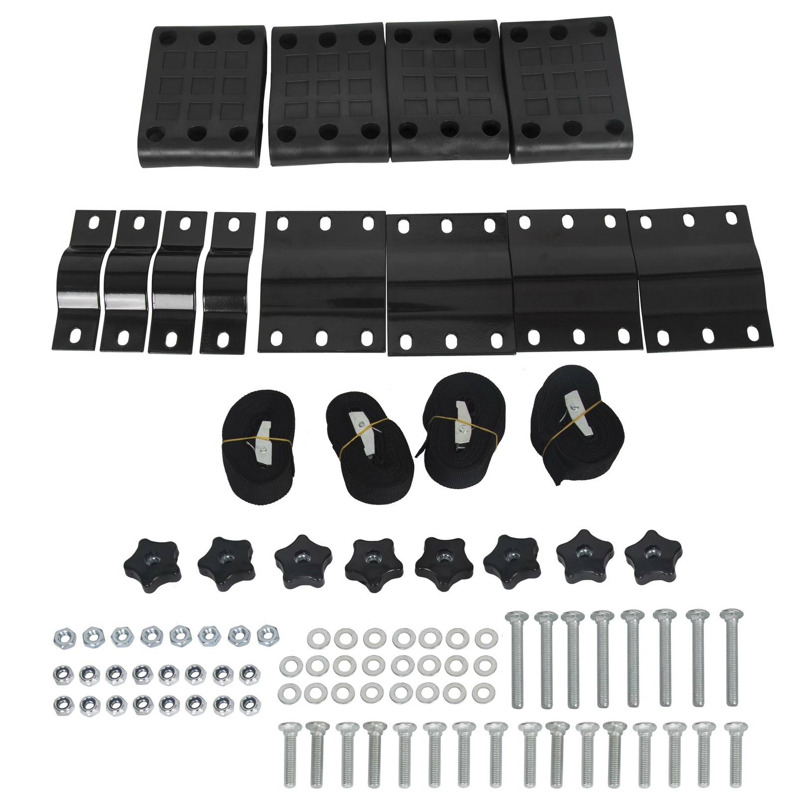 KUAFU Kayak Roof Rack 2 Pairs Soft Roof Carrier For kayak Surf Board Car SUV