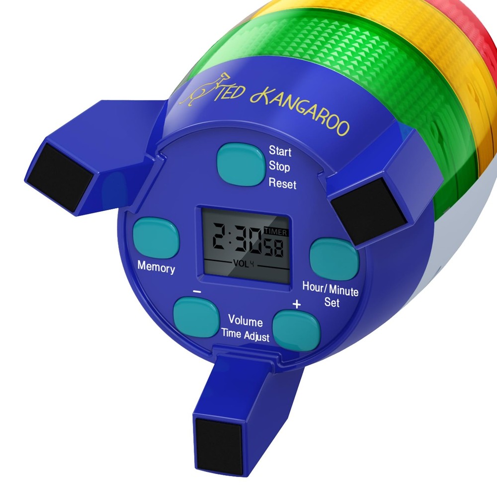 Countdown Timer! Blast Off Visual Timer for Kids with Audio Rocket, 0-24 Hour