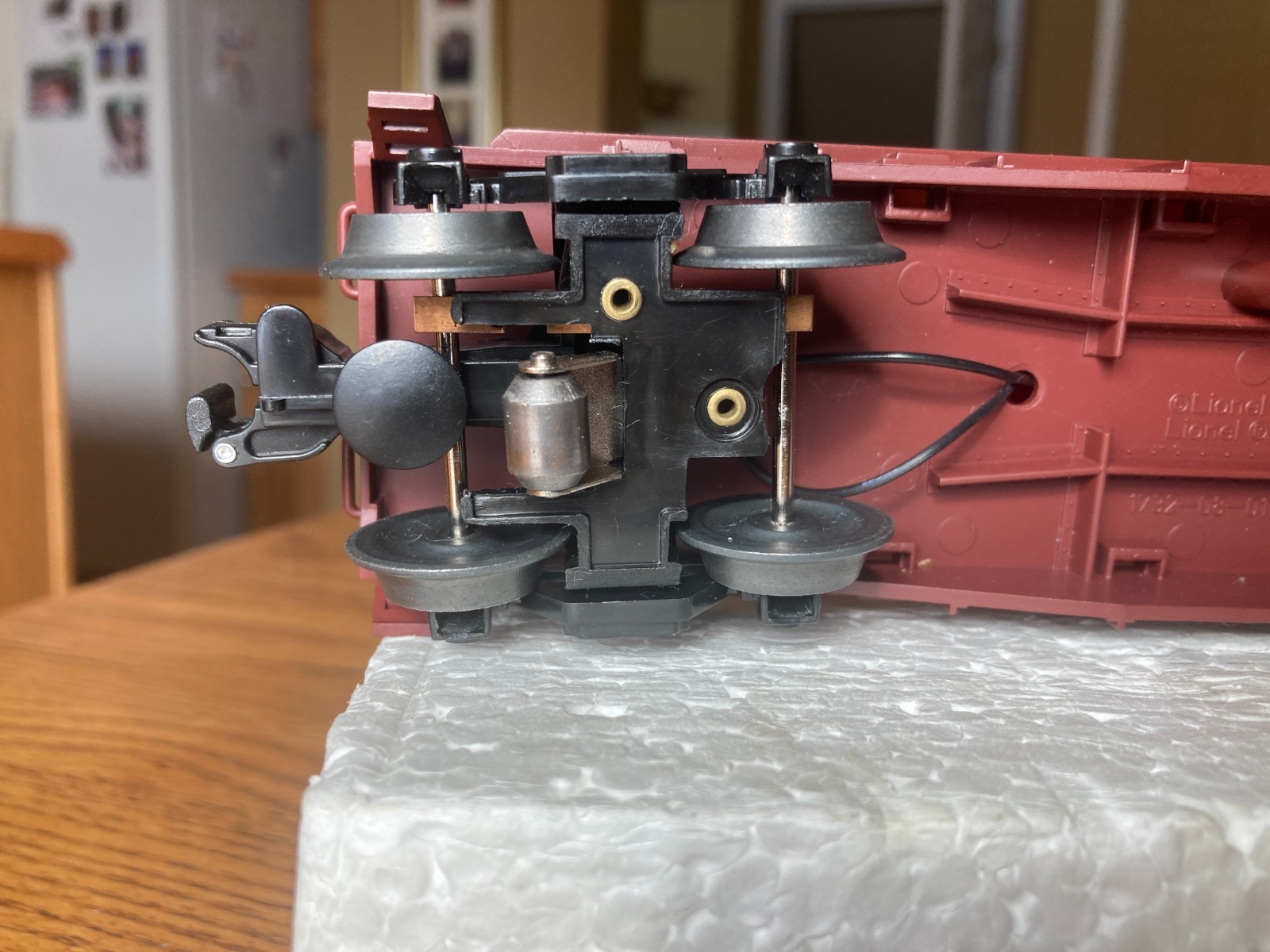 Lionel Customized SearchLight Car with Batman and Bat Signal