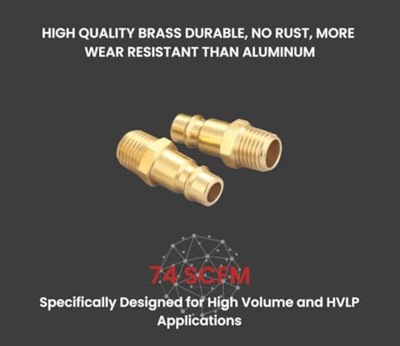 Pro High Flow Coupler and Plug Kit (), V Style, 1/4 Inch, NPT, Solid 14 Piece