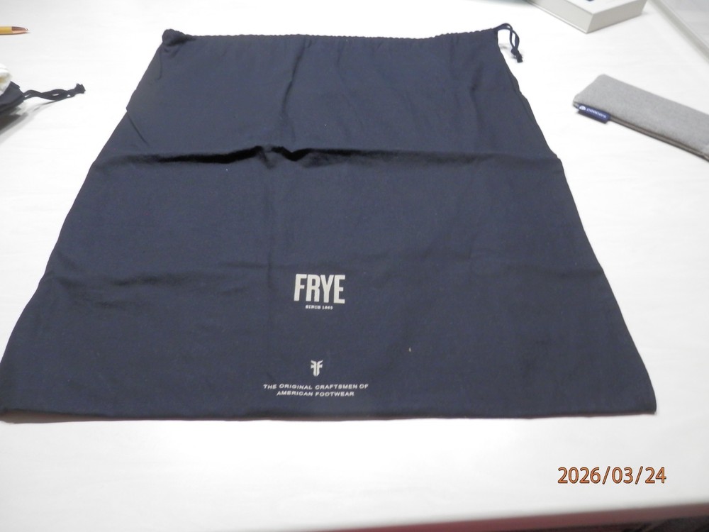 Frye extra large Black storage bag EUC 20 X 23