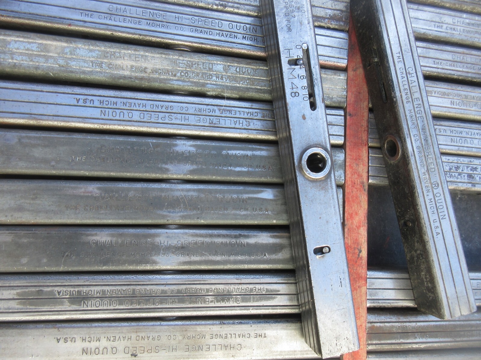 Letterpress Challenge 6" HI-SPEED Quoin A79