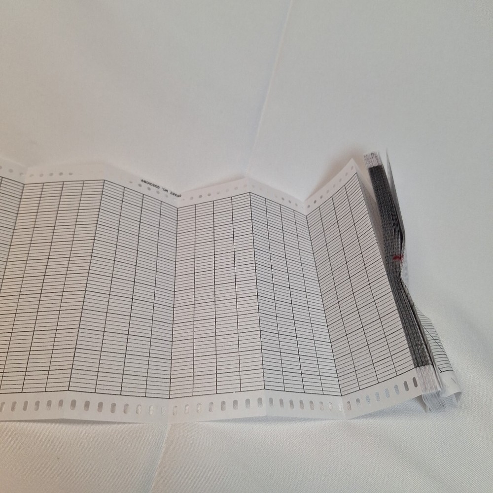 Graphic Controls CLH GD201089 Strip Chart, Roll, Range None, Length 52 Ft