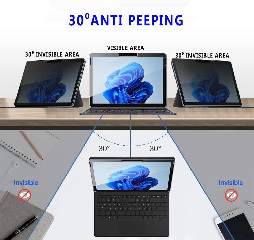 Privacy Screen Protector for Samsung Galaxy Tab A11 Plus, 1 Pack, Case Friendly