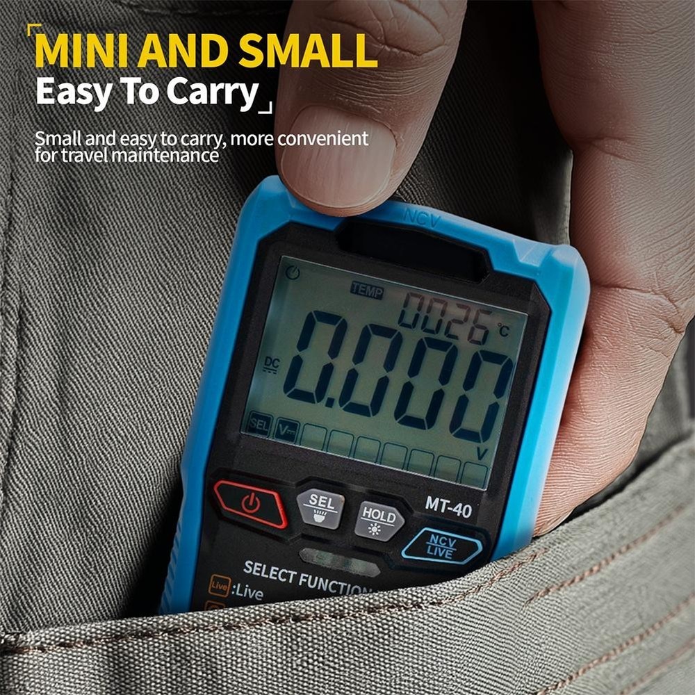 MT40 Digital Multimeter with High Definition Display and Fast Sampling Rate