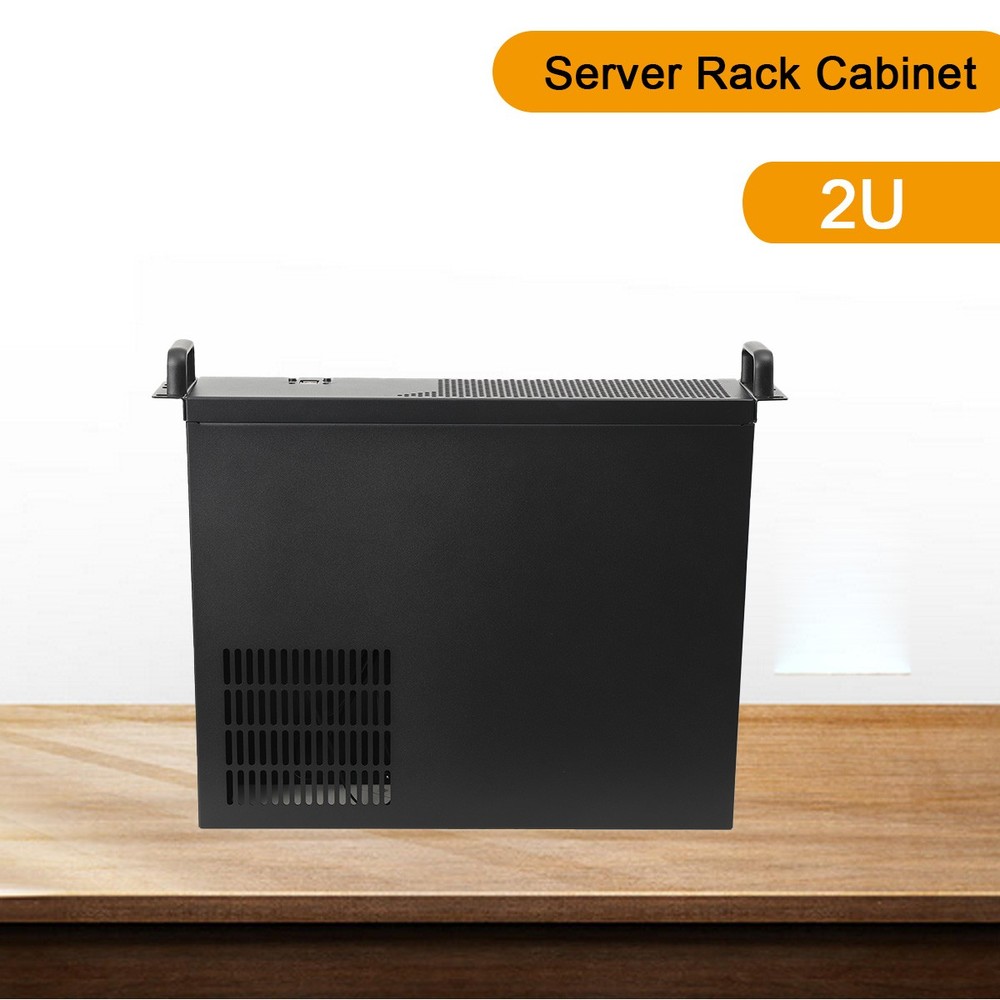 2U Server Rack Cabinet Network Chassis Rackmount Computer Case Enclosure ITX ATX