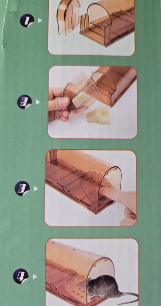 CaptSure Humane Mouse Traps 2 Pack