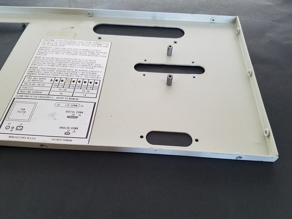 Metal Panel for a FLUKE 5100B Calibrator