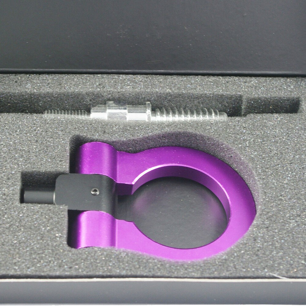 Purple CNC T2 Tow Hook For Euro Racing BMW E46 E81 E30 E36 E90 E91 E92 E93 3