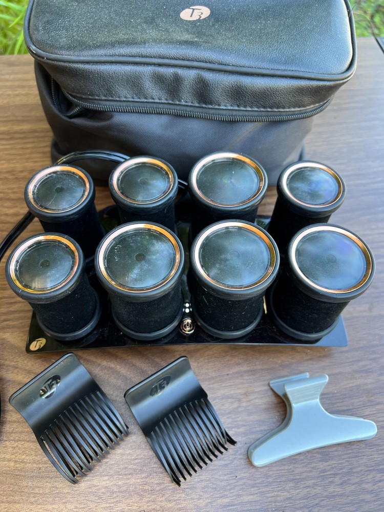 T3 Micro Volumizing Hot Rollers Luxe Set - 8 Rollers & Clips - HeatCore Tech
