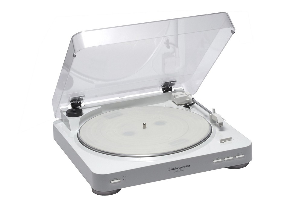 Audio-Technica AT-PL300 Stereo Turntable System Fully Automatic Belt Drive White
