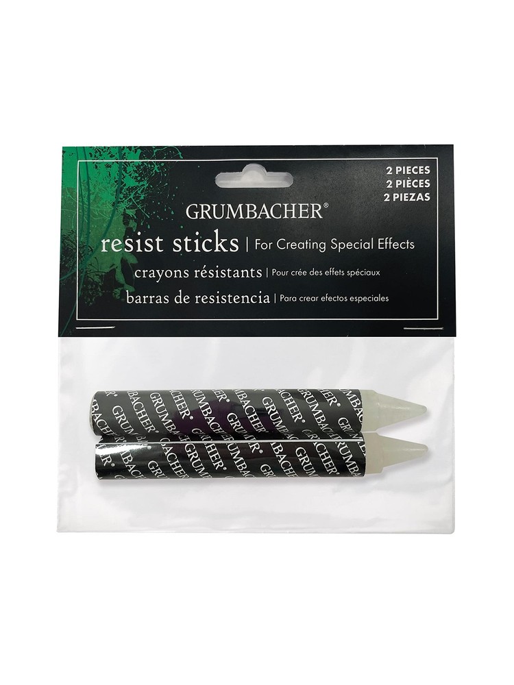 Grumbacher Resist Sticks, 2 Pack White