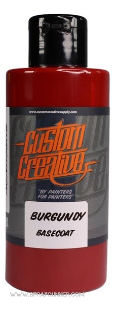 Custom Creative Solvent-Based Base Color Burgundy 150ml