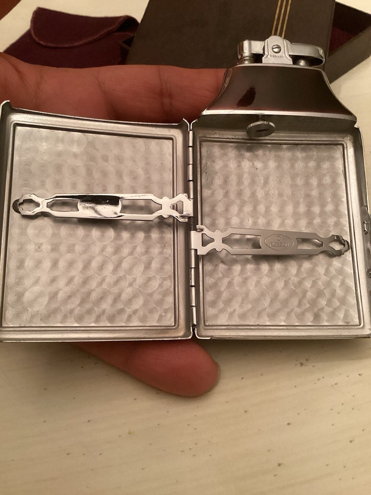 Ronson Mastercase Cigarette Lighter & Case USAAF WW2