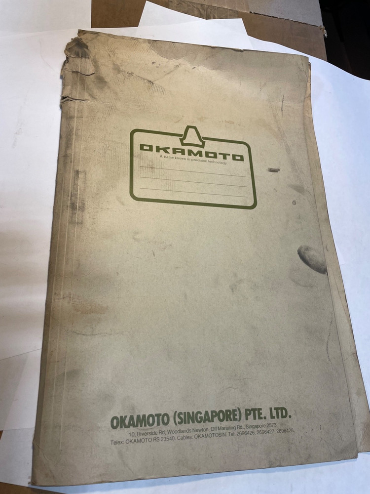 Okamoto PSG-52AN Operating Manual