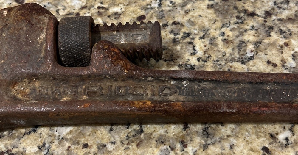 RIDGID 18” PIPE WRENCH U.S.A.
