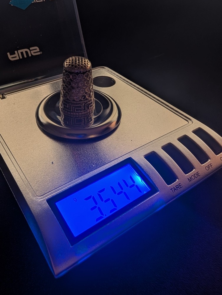 Sterling Silver (925) Decorative Thimble