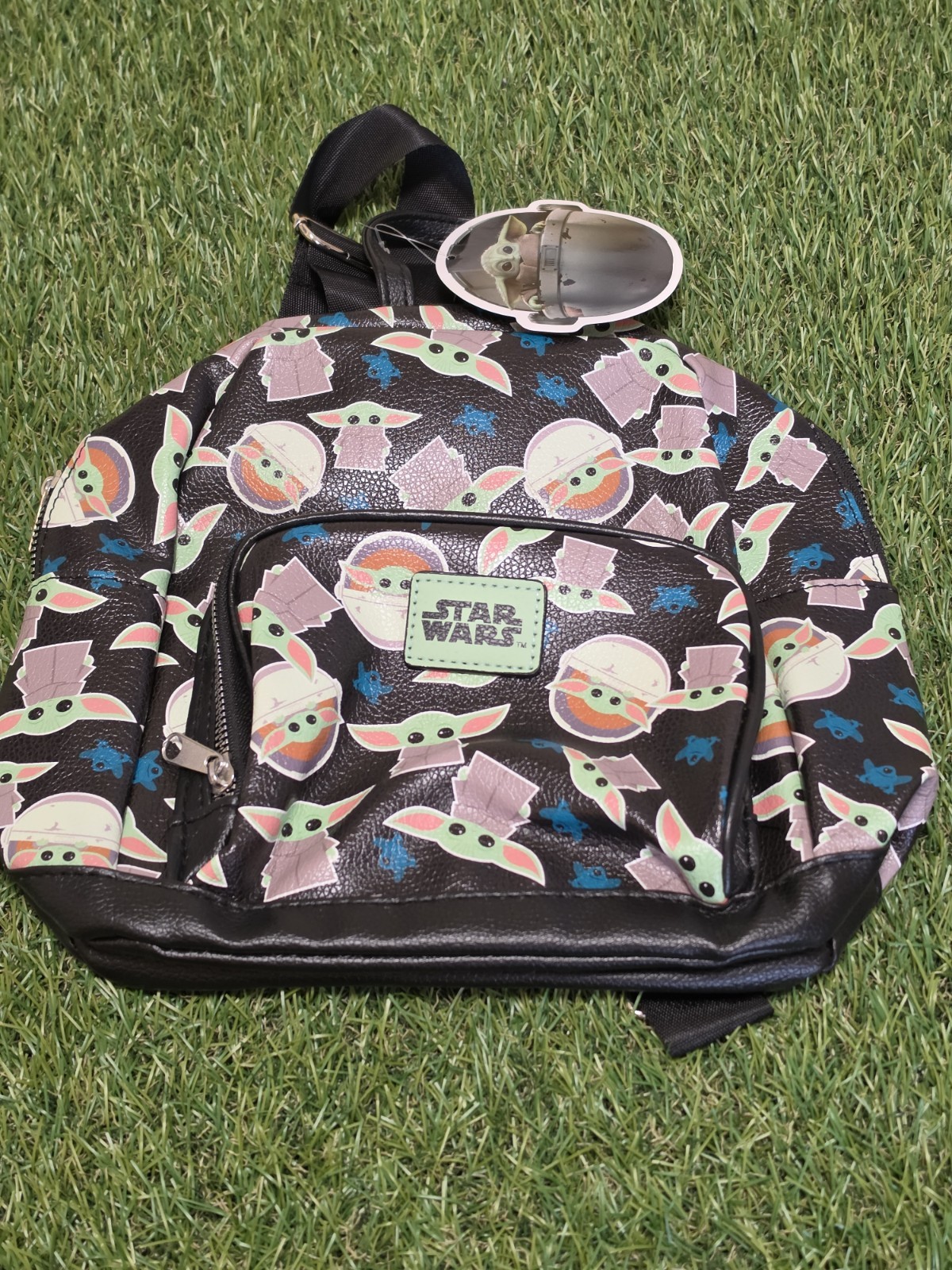 Disney Star Wars The Child Mini Backpack Black Grogu Yoda The Mandalorian NWT