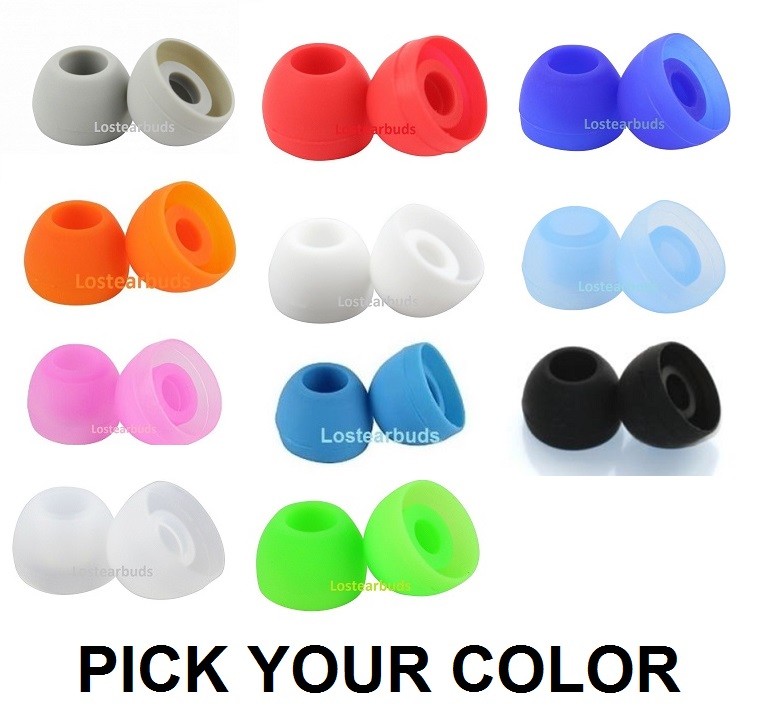 Replacement Earbud Tips For Skullcandy Earbuds Buds 11 COLORS Small Medium Large