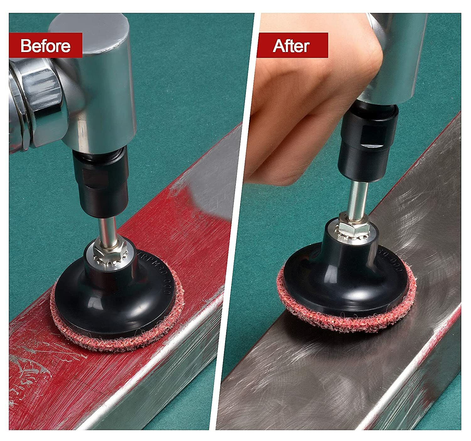 25 PCS 2 inch Fine Surface Conditioning Roll Lock Die Grinder Sanding Discs Pads