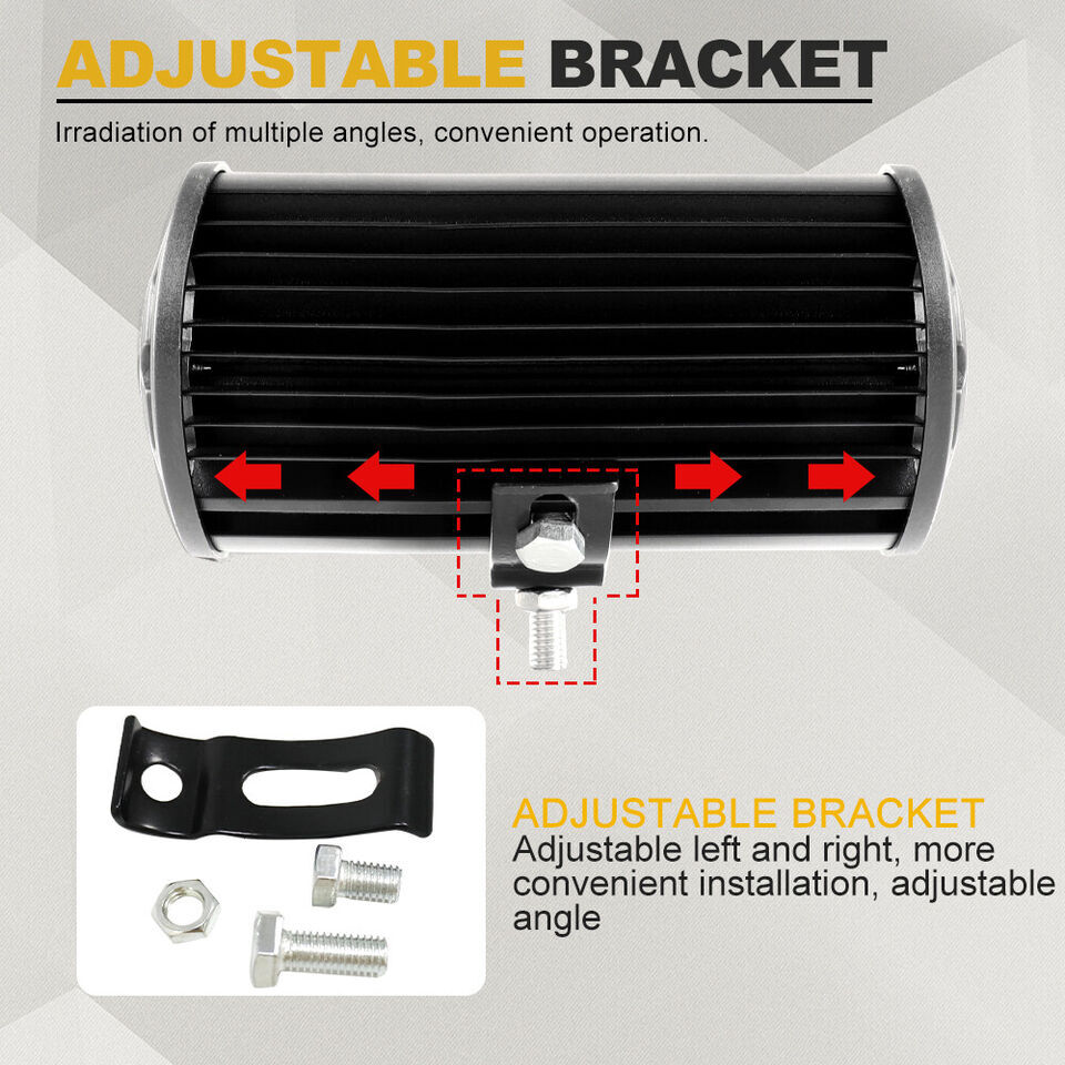 4x 7Inch 20000W LED Work Light Bar Flood Spot Pods Offroad Fog Driving ATV Truck