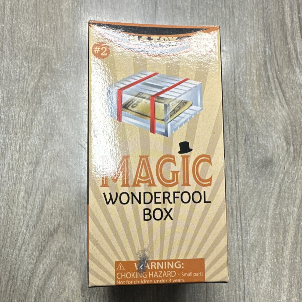 Magic Wonderfool Box Puzzle Challenge Trick Toy