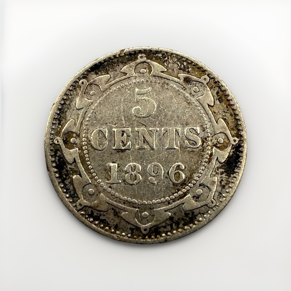 1896 5 Cents Newfoundland
