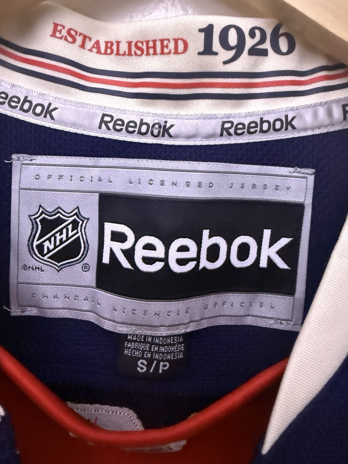 Reebok New York Rangers #30 Henrik Lundqvist Hockey Jersey Men’s Size Small