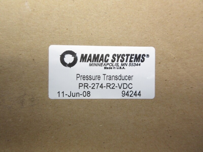 MAMAC SYSTEMS PR-274-R2-VDC NSMP