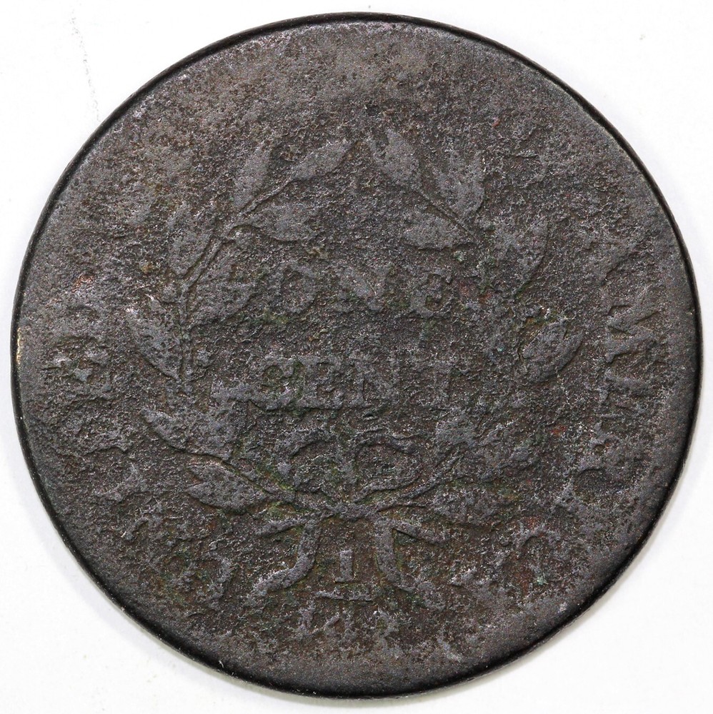 1800 1c S-210 Draped Bust Large Cent *Comma Variety*