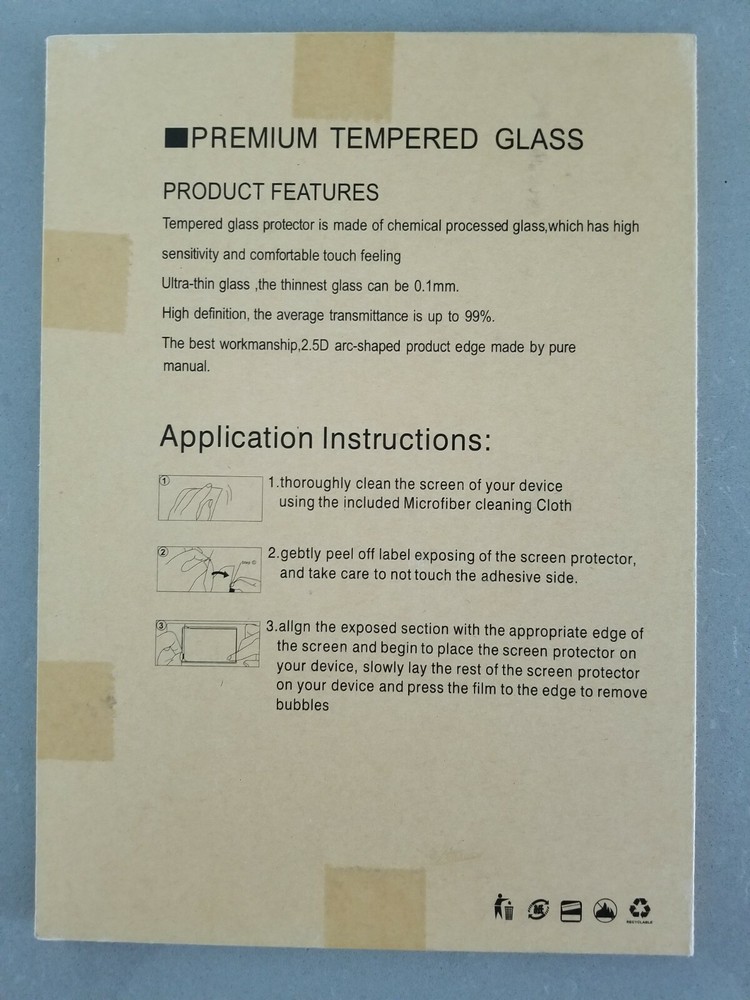 KTtwo Glass Screen Protector for Surface Pro 4 12.3" Tablet