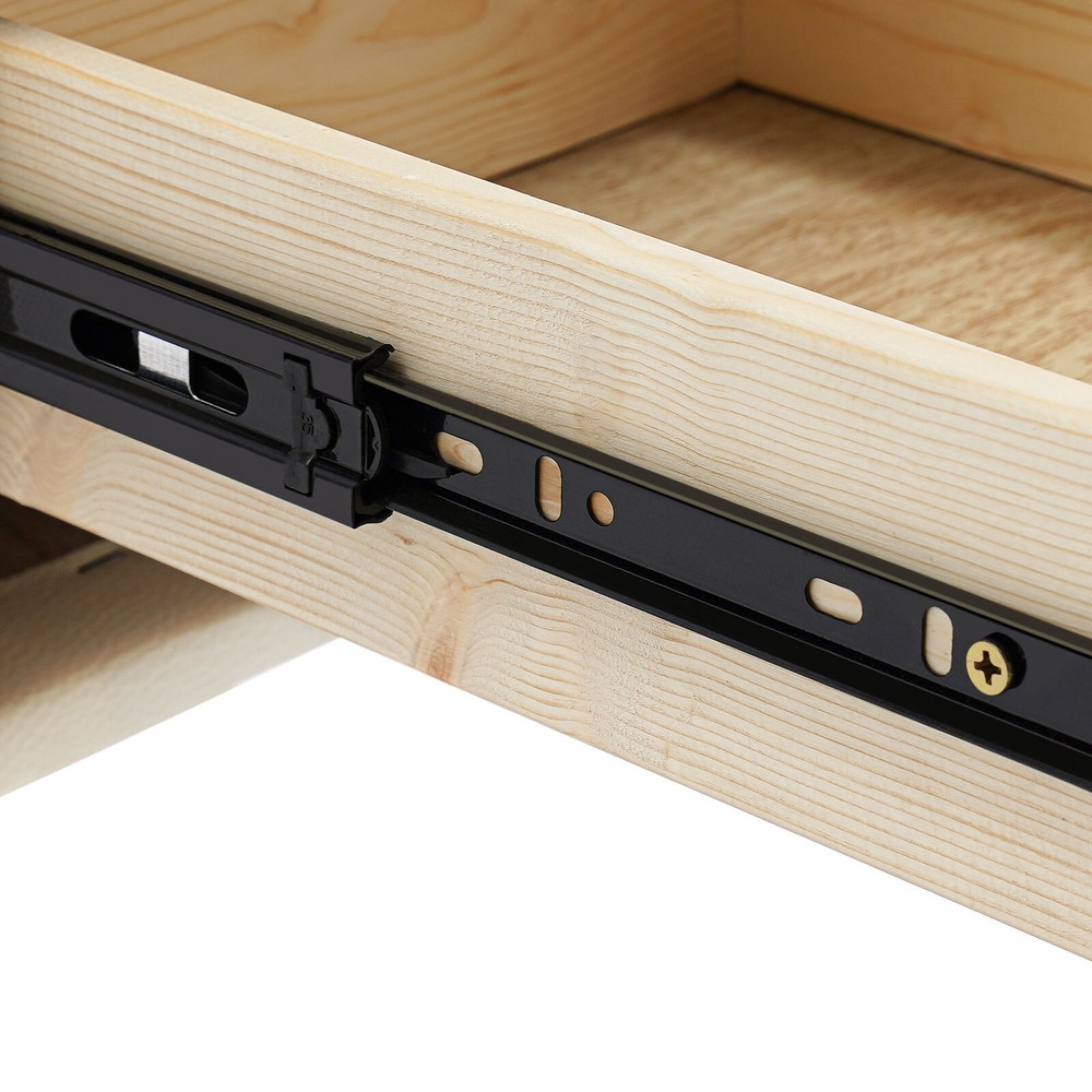 Narrow Bedside Table with Drawers, Bedside Table, Slim Bedside Table