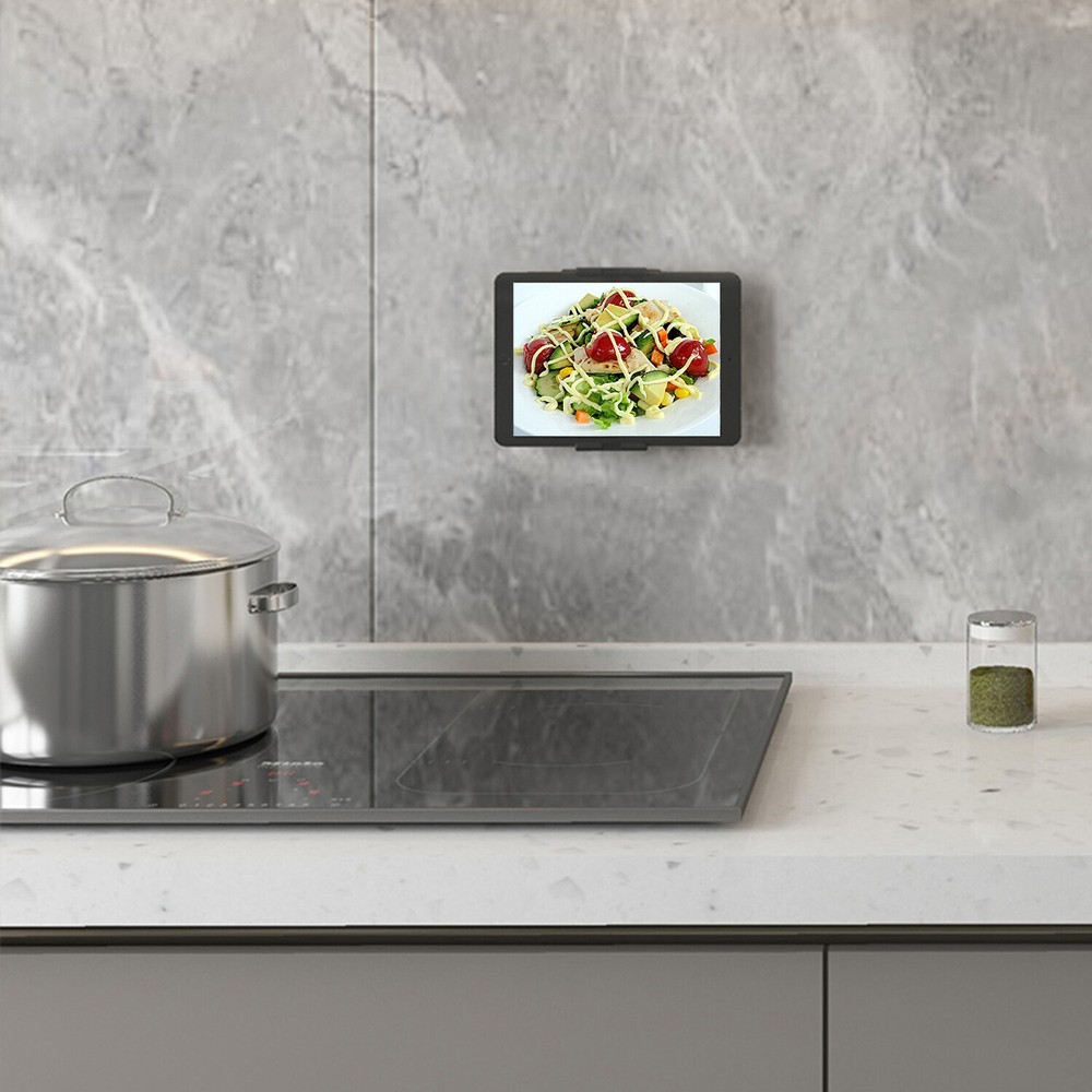 Universal Kitchen Tablets Wall Mount Holder for Smartphones,eReader - iPad Pro