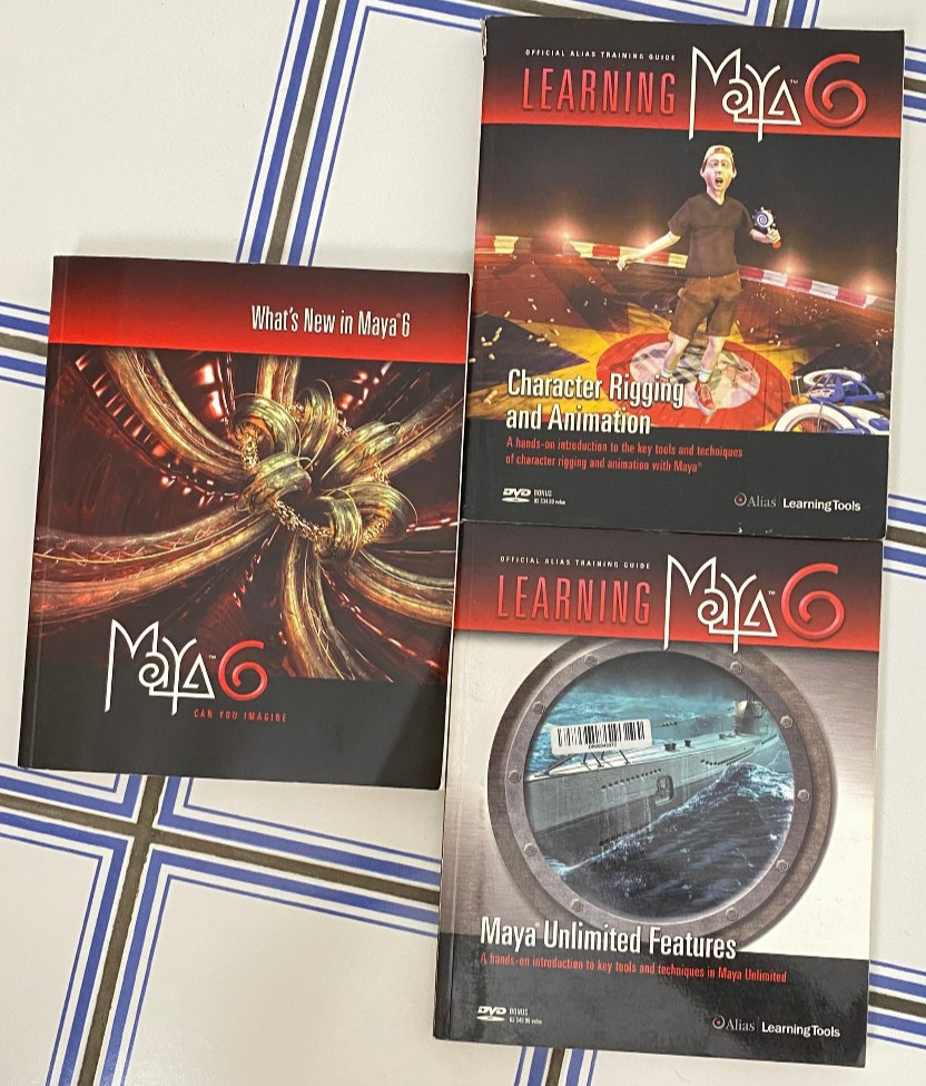 Alias Systems (Alias Wavefront) SGI Maya 6 Manual and Training Guides