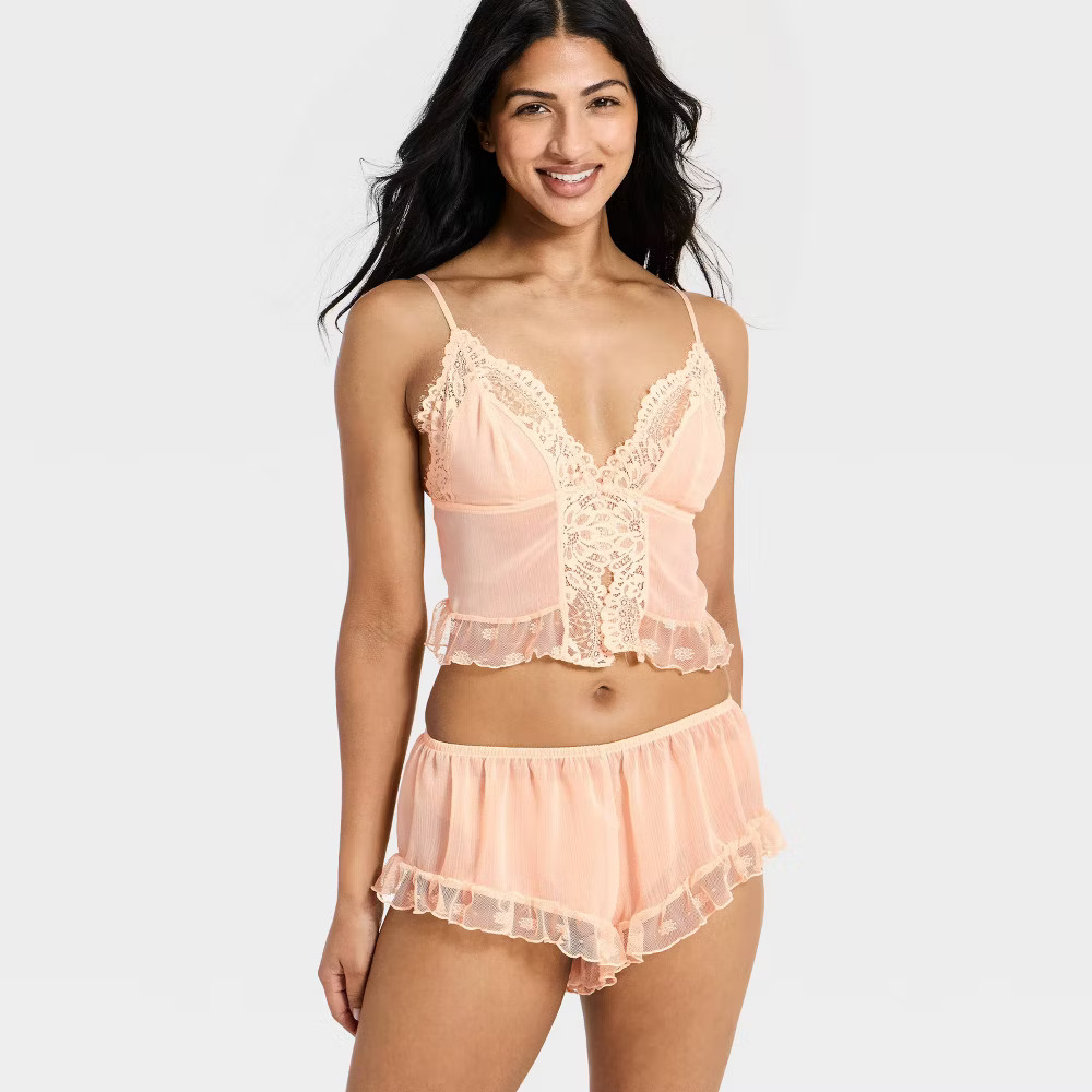 Women's Heirloom Lace Top Set - Auden Sand M