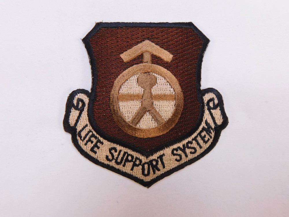 USAF US Air Force Life Support System Desert Tan DCU Patch