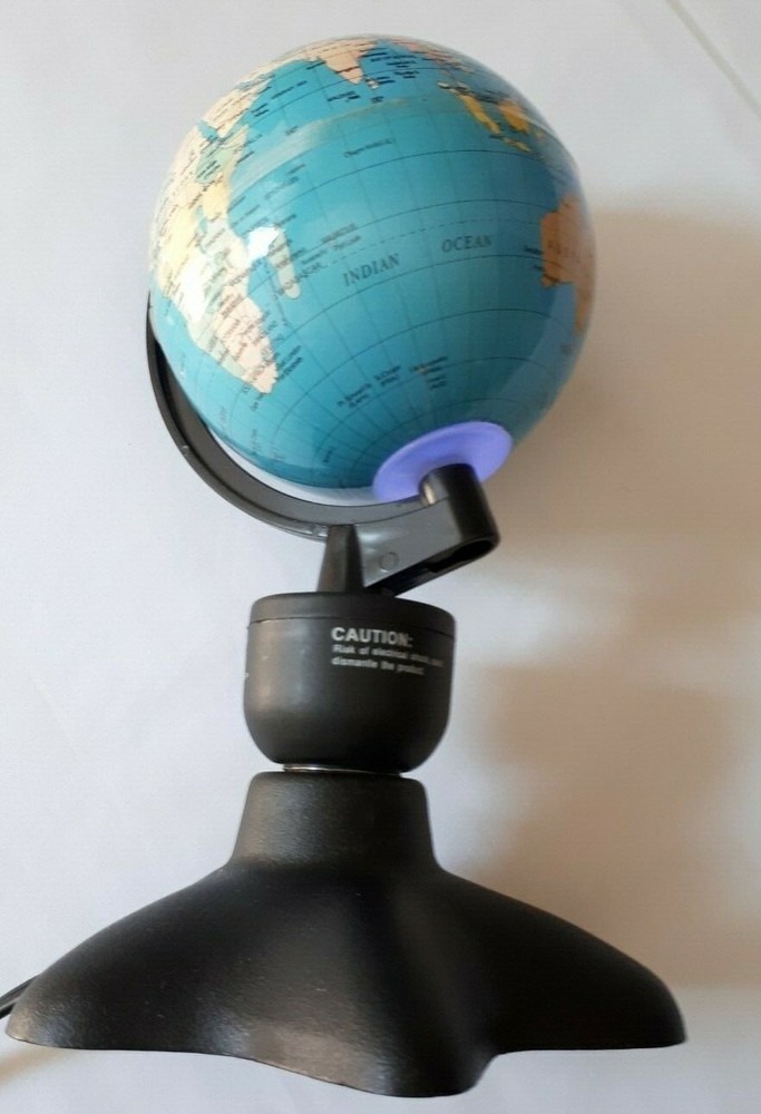 Sunbeam Small Color Changing Desktop World Map Globe