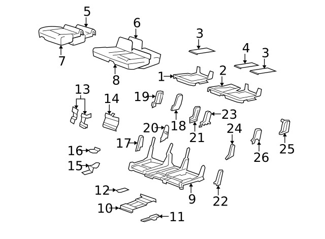 Genuine GM Hinge Cover 19122756