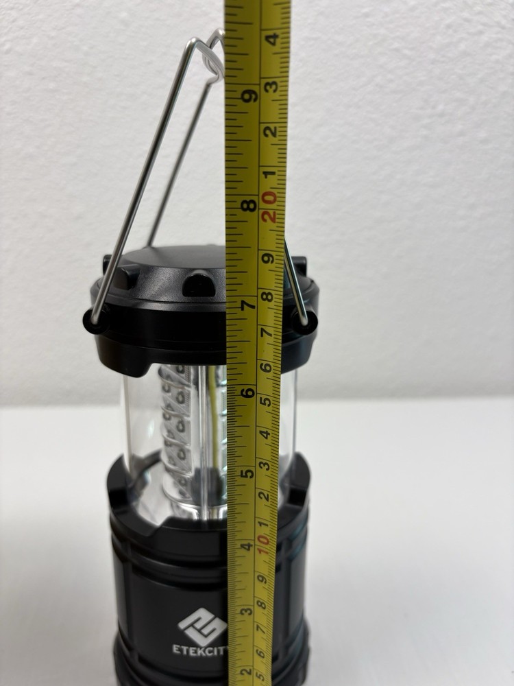 4 PACK LED CAMPING LANTERN, LED LANTERNS COLLAPSIBLE - 4 PACK BLACK