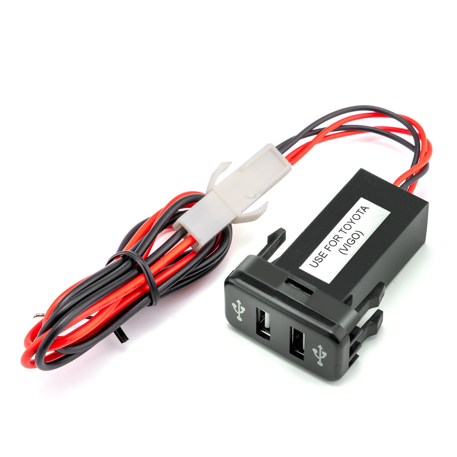 Car Charger Socket Dual 2 USB Port Charging For Toyota 4Runner 2003-2009