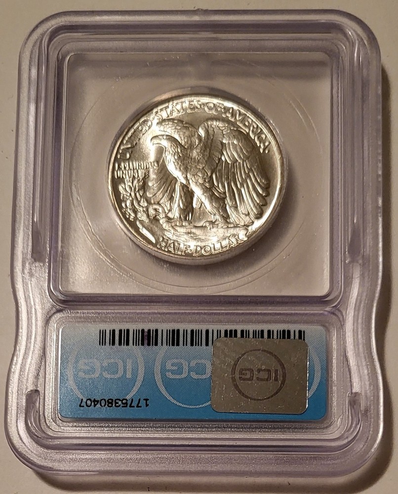 1941 Walking Liberty Half Dollar MS64 ICG