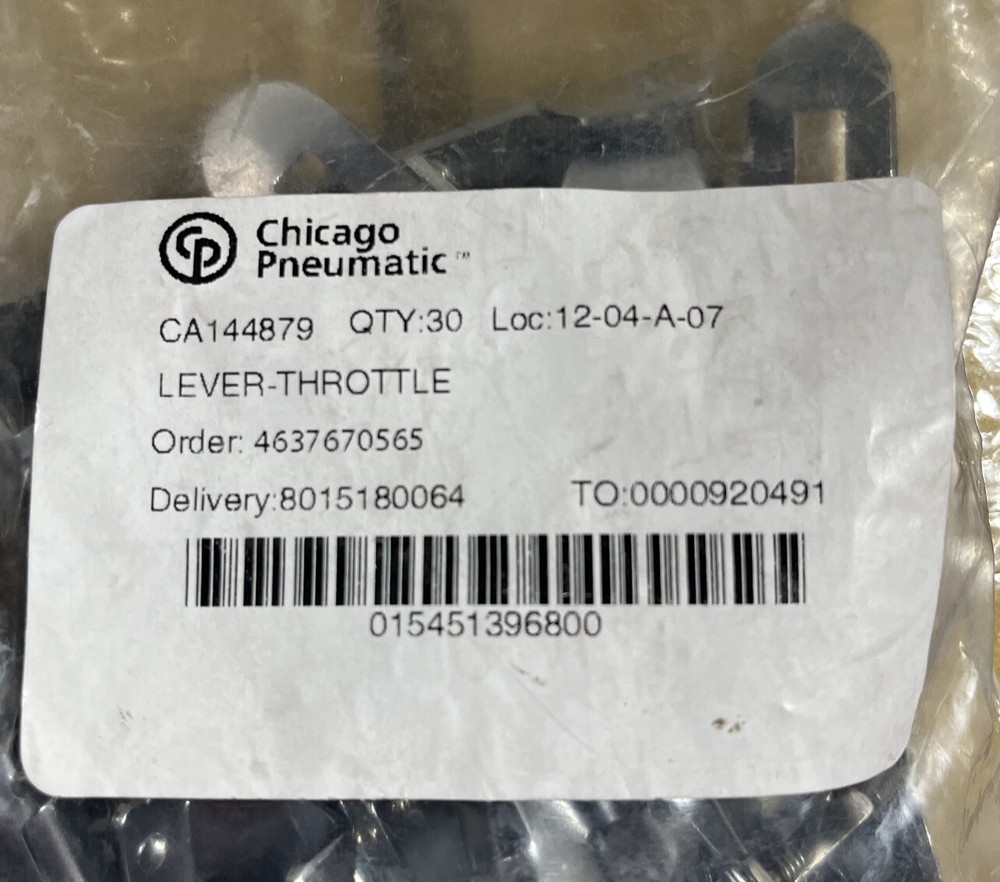 Chicago Pneumatic Tools CA144879 Throttle Lever, OEM Replacement Part