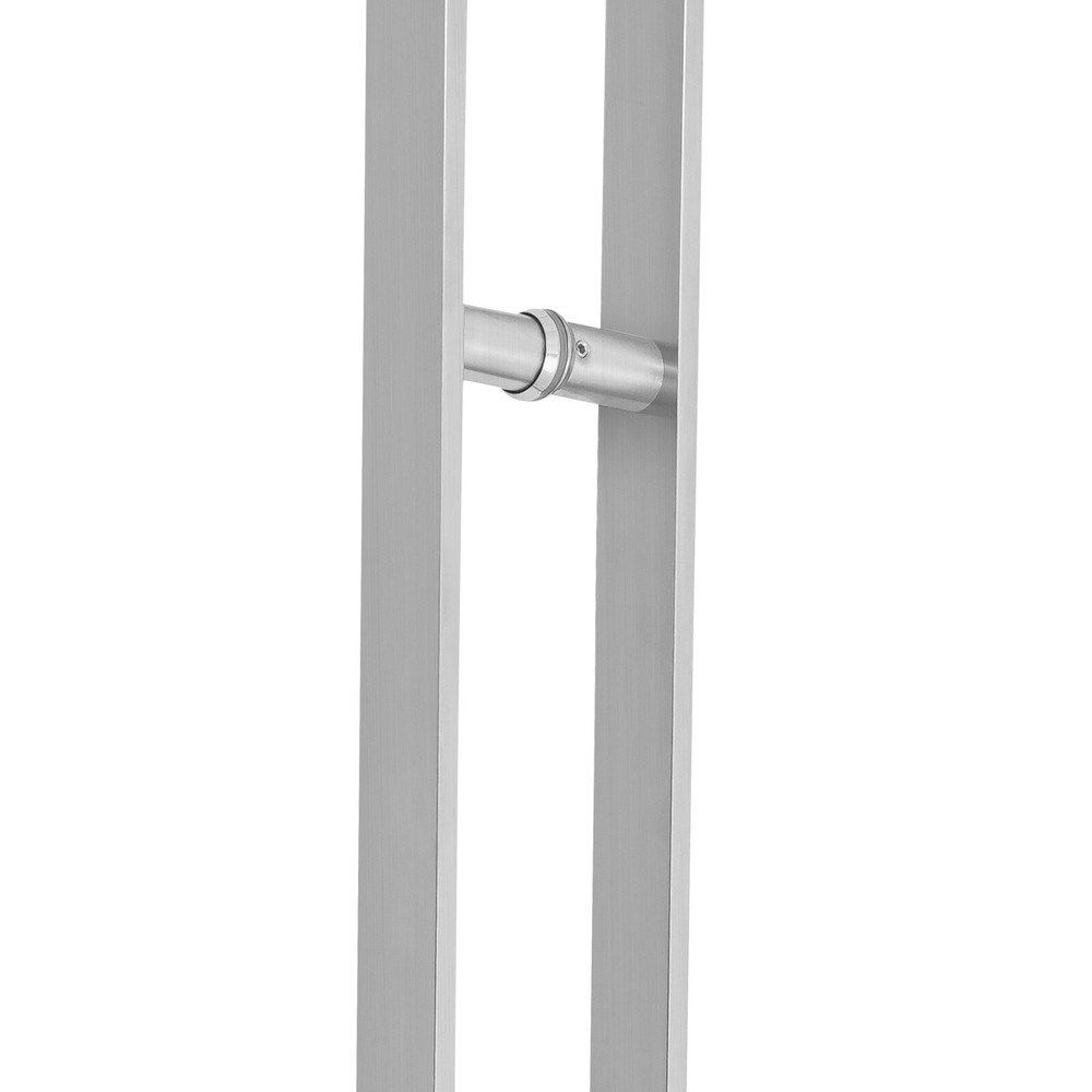 Double Sided Stainless Steel Door Handle Commercial H Shape Door Pull Handle